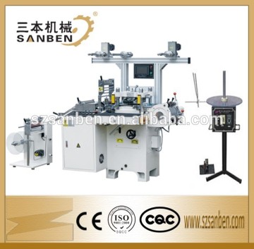 (SBM-240) roll to roll label die cutting machine, automatic flat bed die cutting machine for roll screen protector