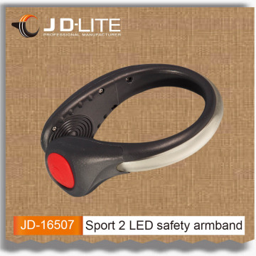 Running shoe light for night running and night riding