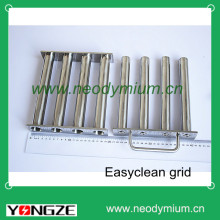 8000Gs 200*200mm square EZ clean drawer magnets for separator grate