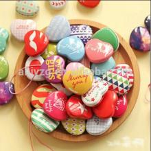 heart shaped tin kid toy with wish card inside