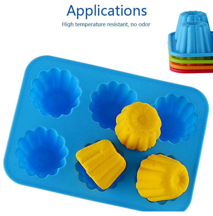 Kitchen Bakeware DIY Baking Pan Tools Colorful Silicone Cake Mold Desserts Baking Mold Mousse Cake Moulds