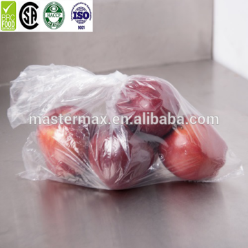 LDPE clear plastic bags on roll