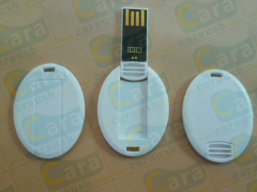 CIRCLE Card USB Flash Drive mini bank cards plastic usb flash memory 8GB rounded cards design