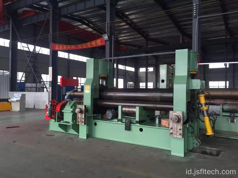 W11S 16 × 2000 Mesin Rolling Tiga Roller Hidrolik