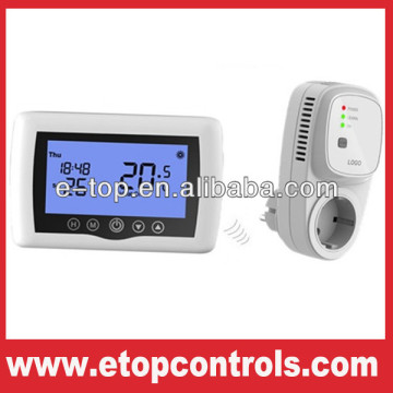 plug with thermostat touch key wireless modbus thermostat
