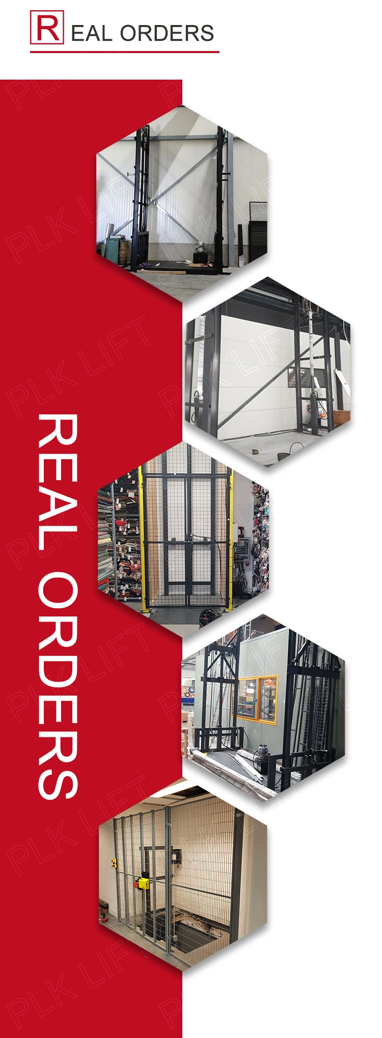 Top Quality Hydraulic Electric Cargo Lift for Sale