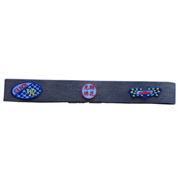 Belt pu special embroidered customized patch