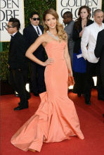 Taffeta orange backless small train occasion dress