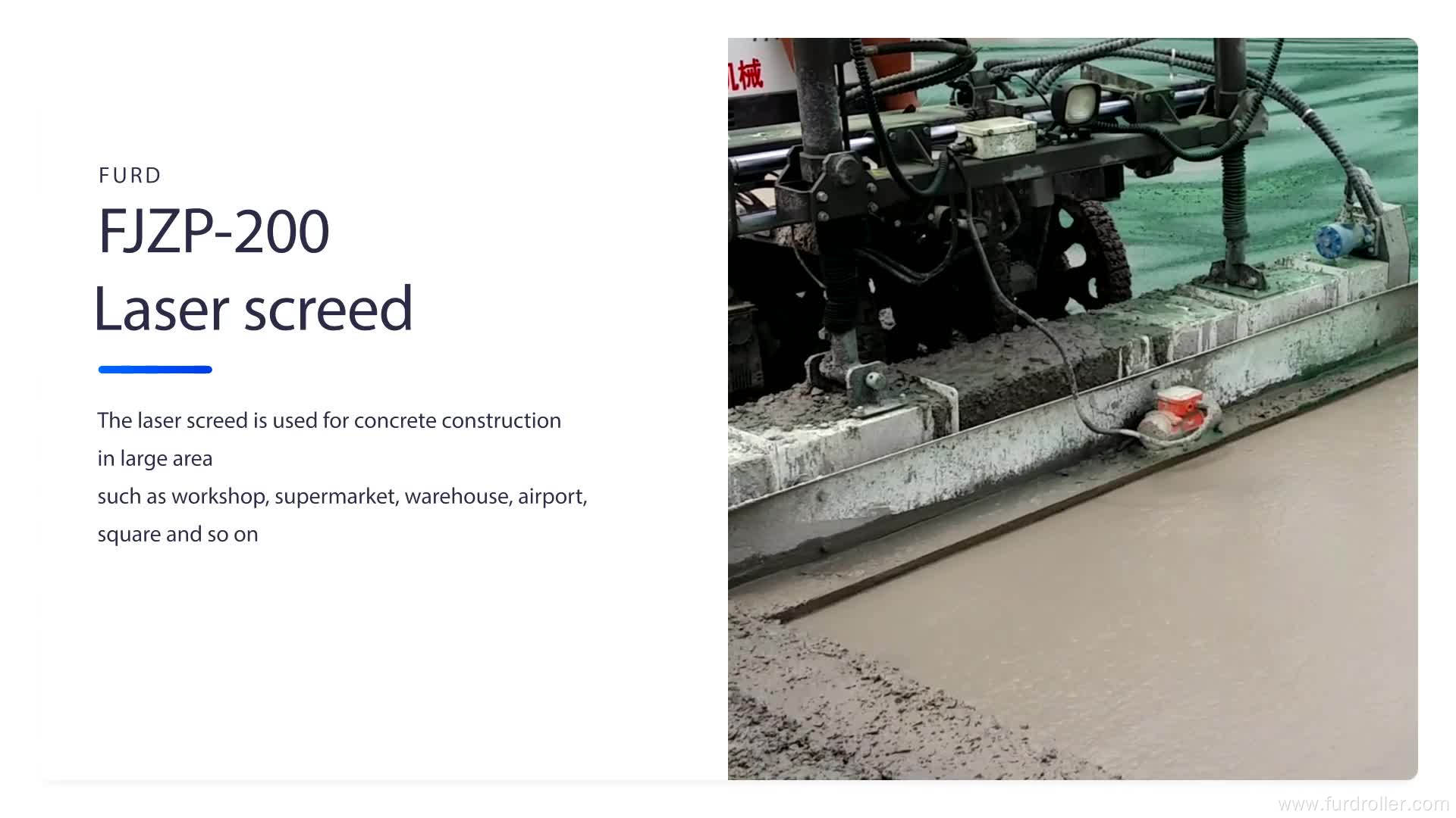 Concrete Laser Screed Machines for Floor Good Finishing