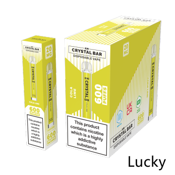 Puffs Einweg -Vape -Stiftkristall 600 Puffs