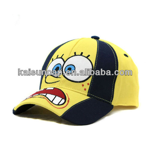 Popular fashion spongebob children baseball cap