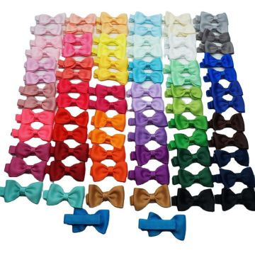 Wholesale Tiny Clip Hair Bows for Baby Girls