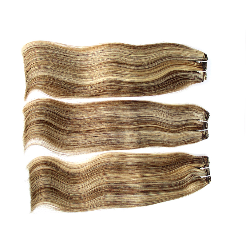 100 hair extensions P6/613 omber color bundles, piano colored omber straight bundles, piano double drawn hair collection
