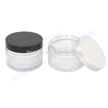 Round glass jar 200g , 400g, cosmetic jar, glass cosmetic bottle