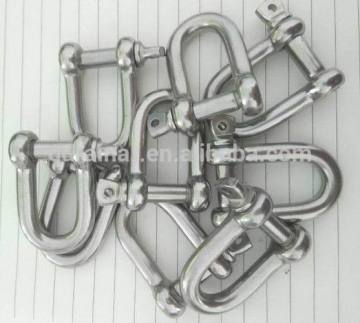 stainless304 316 Eur D type shackle