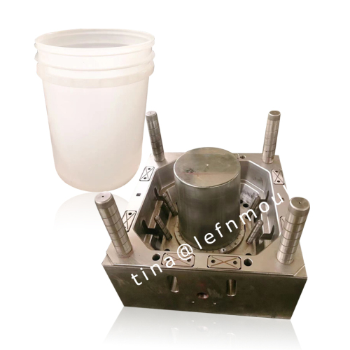 Mold 2 Cavities Round Plastic Paint Bucket Mould