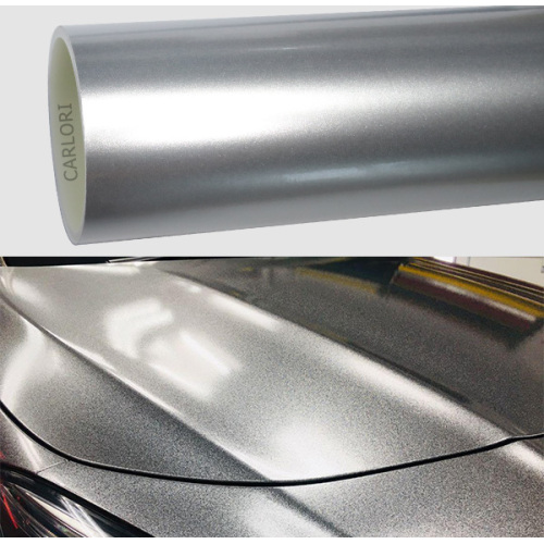 Metallic Gloss Silber Auto Wrap Vinyl