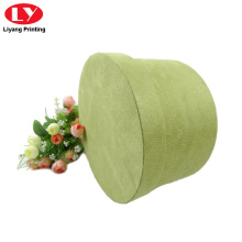 Luxury Cardboard Velvet Round Flower Box