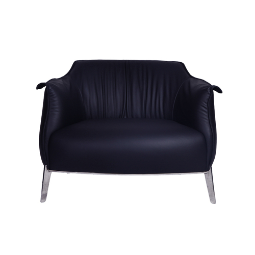 Modernt läder i stor storlek Archibald Lounge Chair