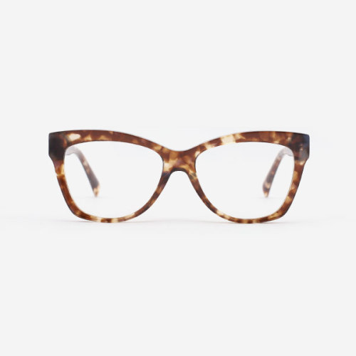 Bevelling Cat-eye Acetate Female Optical Frames