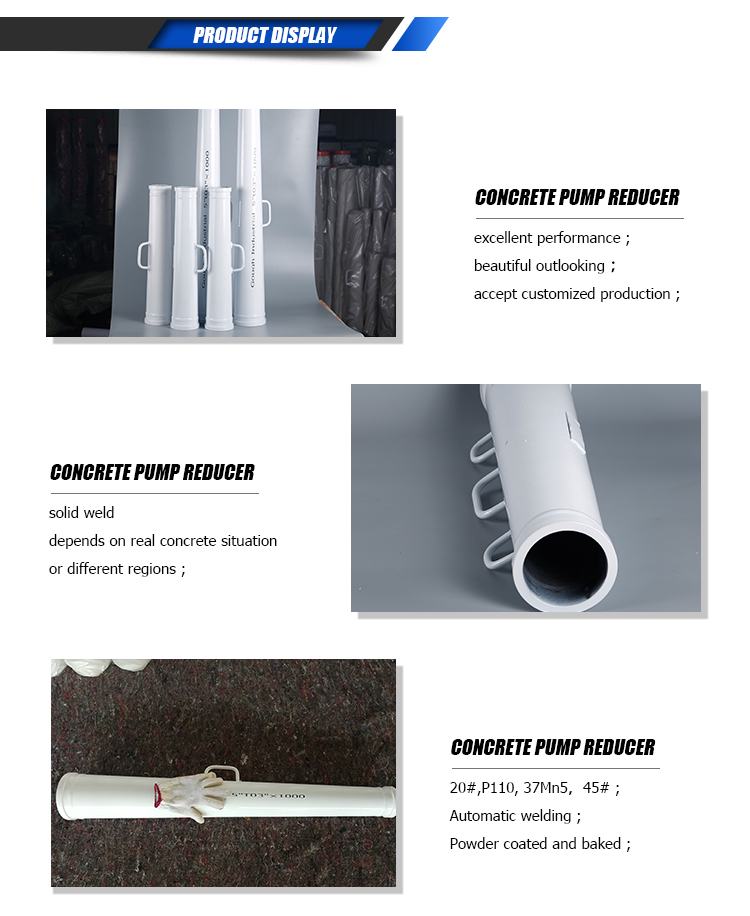 High pressure Concrete pump reducing pipe