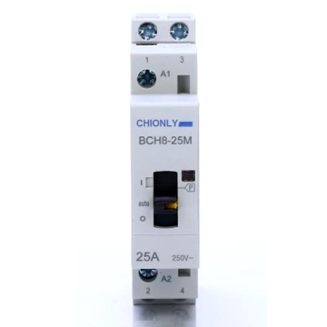 2P 25A home Manual Modular AC Contactor