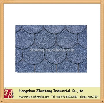 round asphalt shingle /fish scale asphalt shingle