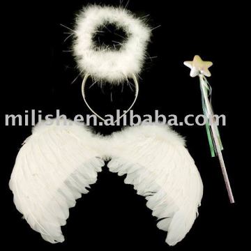 Party Fairy wings/feather wings/angel wings with halo&wand
