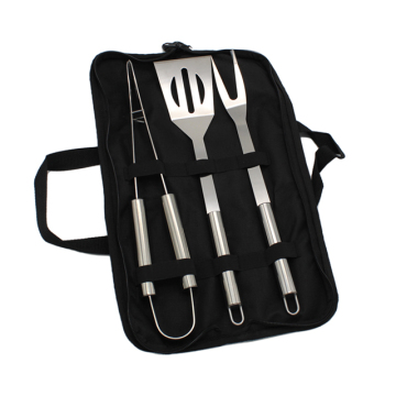 3pcs Stainless Steel BBQ Tools Set With Bag