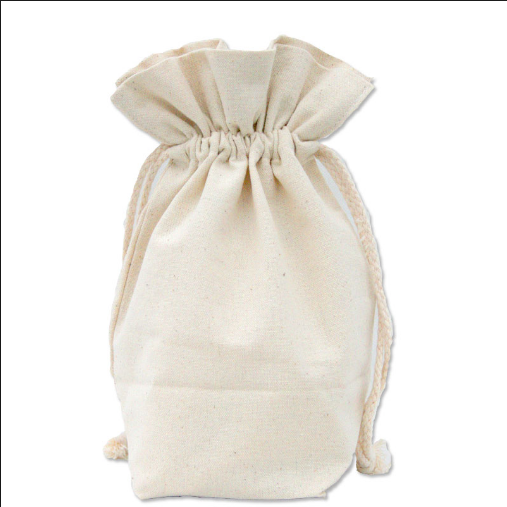 Jute drawstring pouch