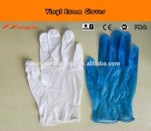 Strench Vinyl Gloves with no powder Clear Color Disposable Gloves