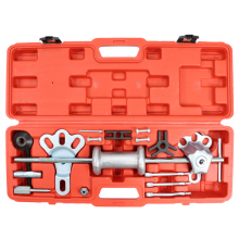Universal Auto Accessories: 17-Piece 9-Way Hammer Bearing Puller Kit for Axles and Slide Hammer Set