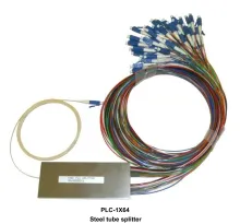 Splitter Fiber Optic Splitter Steel Tube Splitter 1*32 PLC Splitter