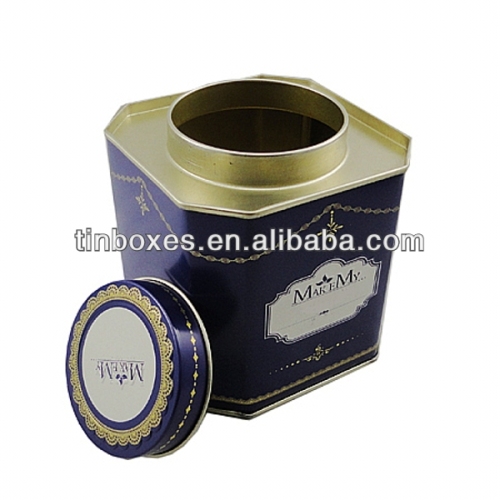 square packaging tea tin box