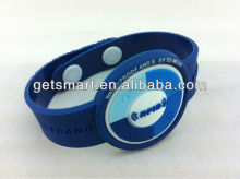 Chip waterproof silicon RFID custom wristband