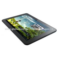 10.1-inch Built-in 3G Dual-core Google's Android 4.1 Tablet PC with Aluminum Housing, 7,000mAh/3.7V