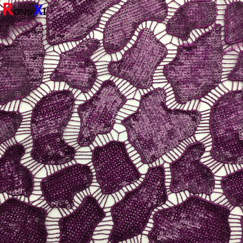 RXF0189 Brand New Sequin Pattern Fabric With High Quality