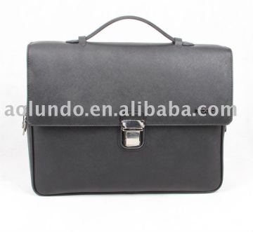 Genuine cowhide business leather briefcase