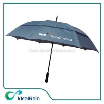 grey auto open stormking vented branded golf umbrella