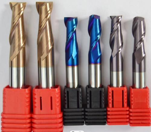 Coating Carbide Milling Machine Tools Flutes Solid