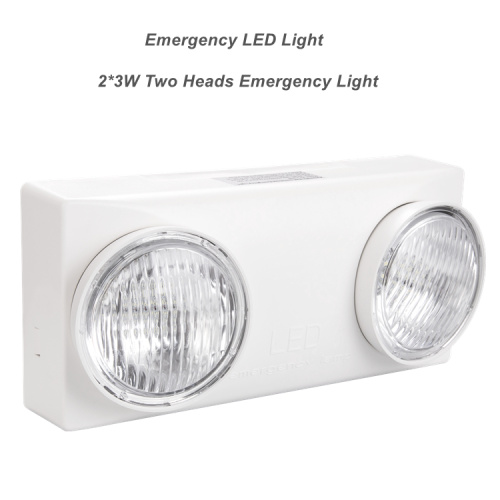 2*3W إعادة شحن LI-ion بطارية مصباح الطوارئ LED