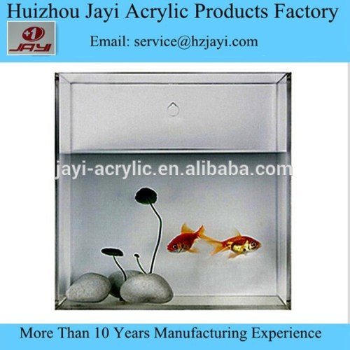 Wholesale acrylic fiber fish aquarium tank/plastic floating fish aquarium