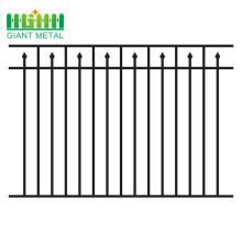 Fence manufacturers hot sale black wrought iron fence