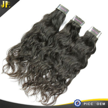 fashion JP Hair smooth no tangle human hair indian naturally curly weave hair