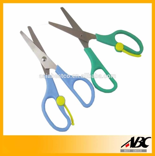 Automated Round Point Handle Student Scissors