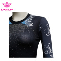 Comfortable Custom Long Sleeves Dance Suit