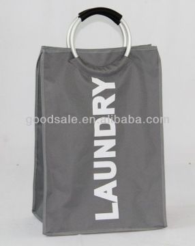 Folding single sorted laundry bag