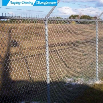 High Security Powder Coated Airport Security Fence