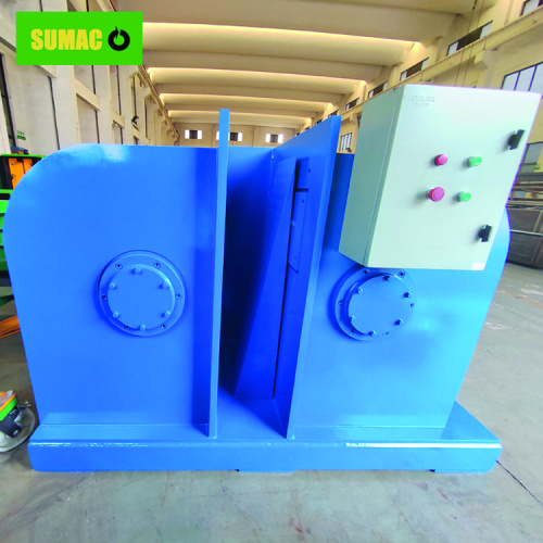 Recycling used scrap tire steel wire separator machinery