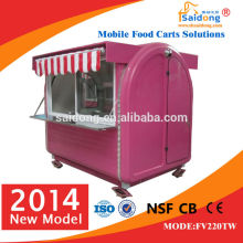 Hand pushed Cart for food vending/snack cart